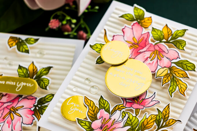 Altenew | Elegant Fall Floral Cards with Stencils, Foiling & 3D Embossing. Video + Special Offer