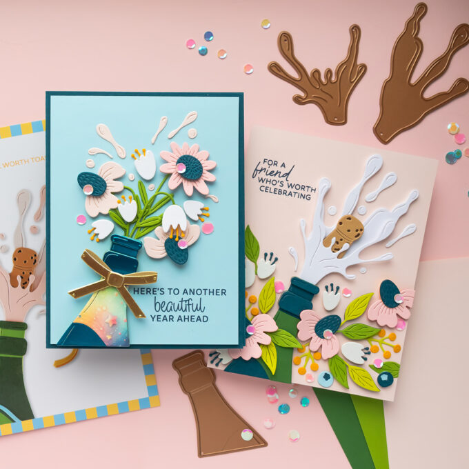 Spellbinders | Just Add Cake Birthday Box - Birthday Cards with the Confetti Pop Die Set