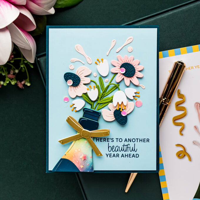 Spellbinders | Just Add Cake Birthday Box - Birthday Cards with the Confetti Pop Die Set