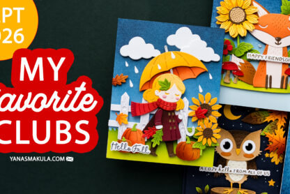 My Favorite Spellbinders September 2026 Club Kits. Video