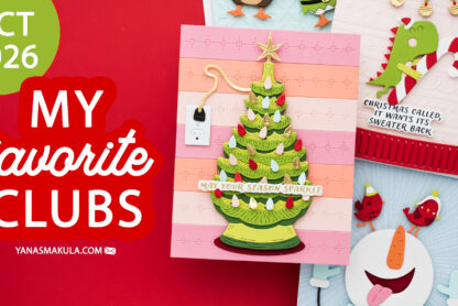 Spellbinders October 2026 Club Kits: Tinsel & Tidings Christmas Card Ideas