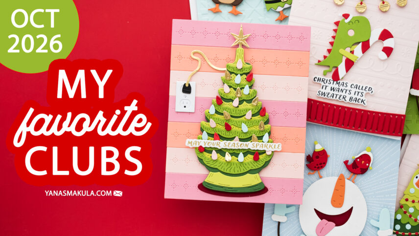 Spellbinders October 2026 Club Kits: Tinsel & Tidings Christmas Card Ideas