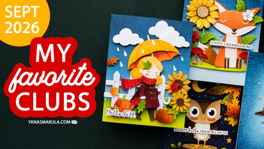 My Favorite Spellbinders September 2026 Club Kits. Video