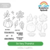 Rainbow Splash Stamps and Dies So Very Thankful