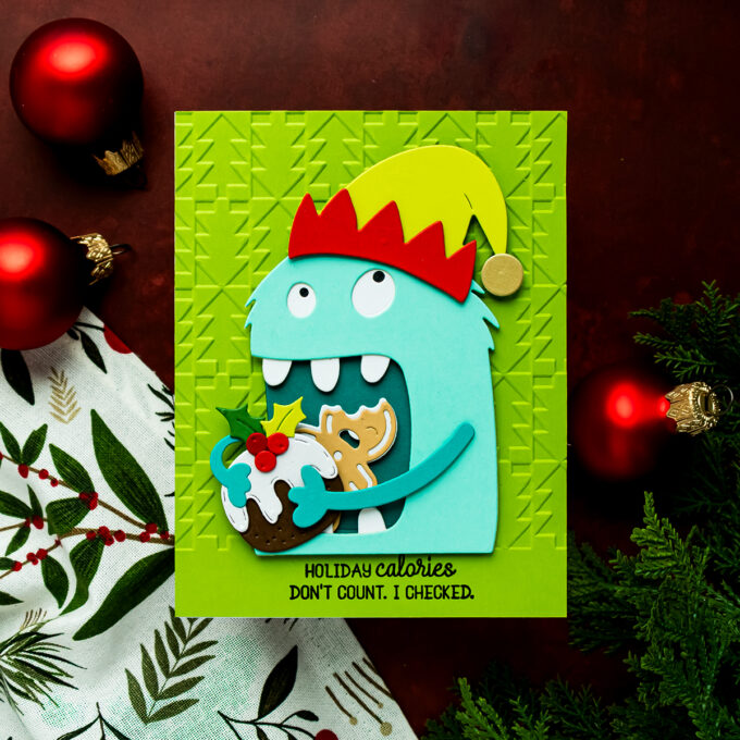 5 Monster Birthday Card Ideas with the Spellbinders Snack Goals Collection