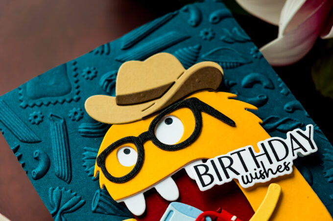 5 Monster Birthday Card Ideas with the Spellbinders Snack Goals Collection