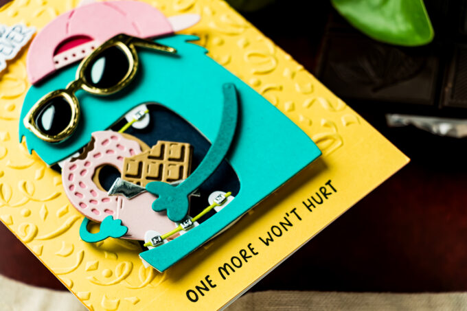 5 Monster Birthday Card Ideas with the Spellbinders Snack Goals Collection