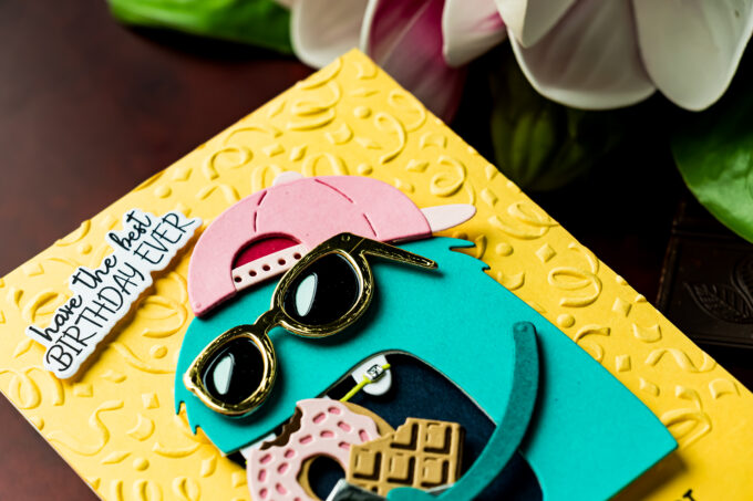 5 Monster Birthday Card Ideas with the Spellbinders Snack Goals Collection