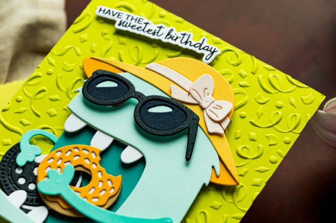 5 Monster Birthday Card Ideas with the Spellbinders Snack Goals Collection
