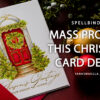 Easy Foiled Christmas Card to Mass Produce and Mail